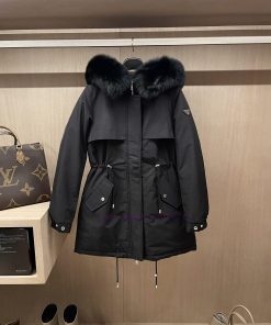 8216 Down Jackets Shipped ️ Two Thousand And Twenty-three Prada Oversized Detachable Fox Fur 56thcnfo