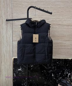 B8503 New Down Jacket ️Burberry Double-sided Plaid Print With Hat 90% White Goose Down Do 7ou9rds8