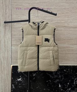 B8503 New Down Jacket ️Burberry Double-sided Plaid Print With Hat 90% White Goose Down Do vggd5war