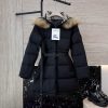 B8507 New Down Jacket ️Burberry Oversized Raccoon Fur Collar With Waistband 90% White Goo as1se799