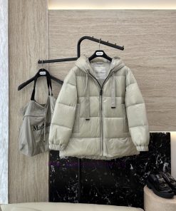 M238 New Down Jacket ️Max Mara Original Top Quality 90% Goose Down JacketOff White Coffee Bro fcvz01xx
