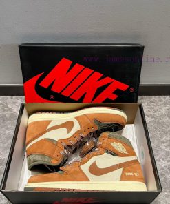 The Jordan Air Jordan 1 Element Gore Tex "Sky J Purple" High Top Green Brown Color Scheme Uses af1l1q3y