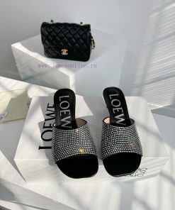 🫰LOEWE Loewe2024/aw's Latest Runway Color Diamond Series Runway ShowImported Cashmere Rhineston vuk4mmco