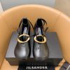 Jil Sander's Spring/Summer New Round Head Small Single Shoes With Large Round Head. With The Ad x2yx7mbj
