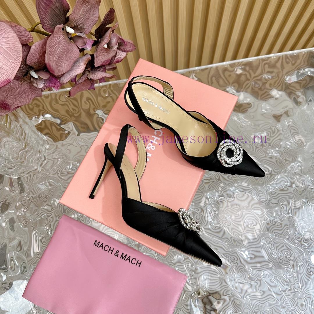 New Market ModelsThe Most Mach&Mach Rhinestone Decorated Pointed High-heeled Hollow Sandals———— 4i9jzik2 - Image 3