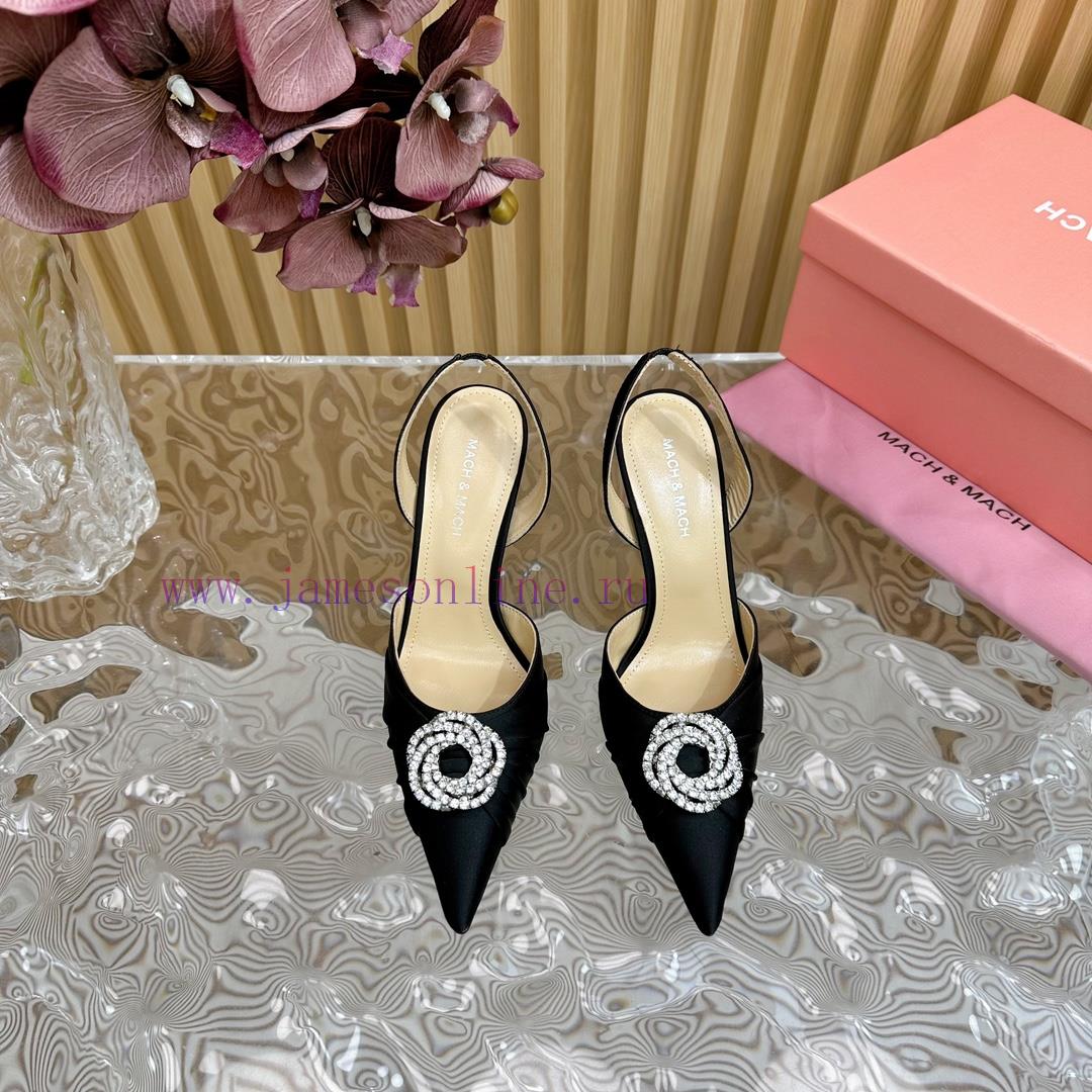 New Market ModelsThe Most Mach&Mach Rhinestone Decorated Pointed High-heeled Hollow Sandals———— 4i9jzik2 - Image 5