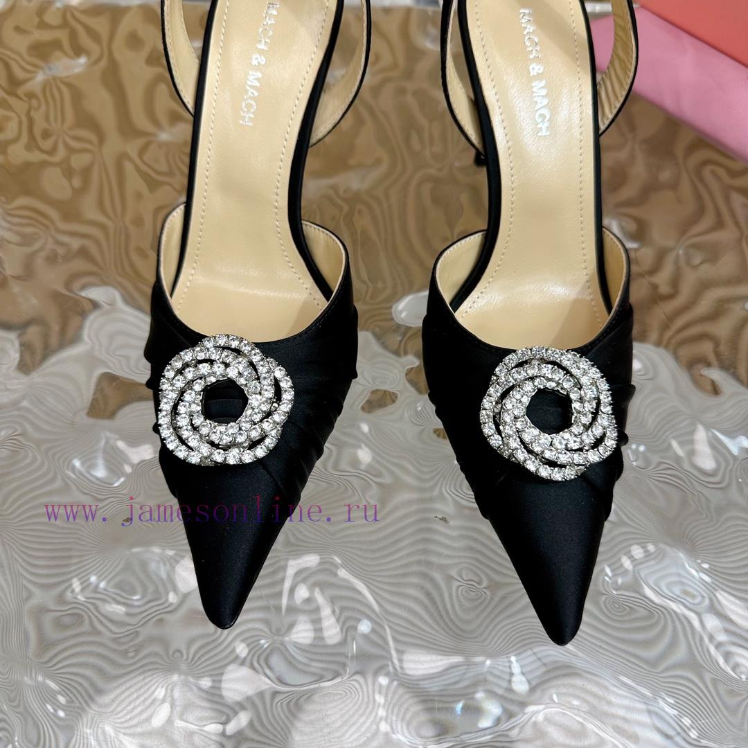New Market ModelsThe Most Mach&Mach Rhinestone Decorated Pointed High-heeled Hollow Sandals———— 4i9jzik2 - Image 6