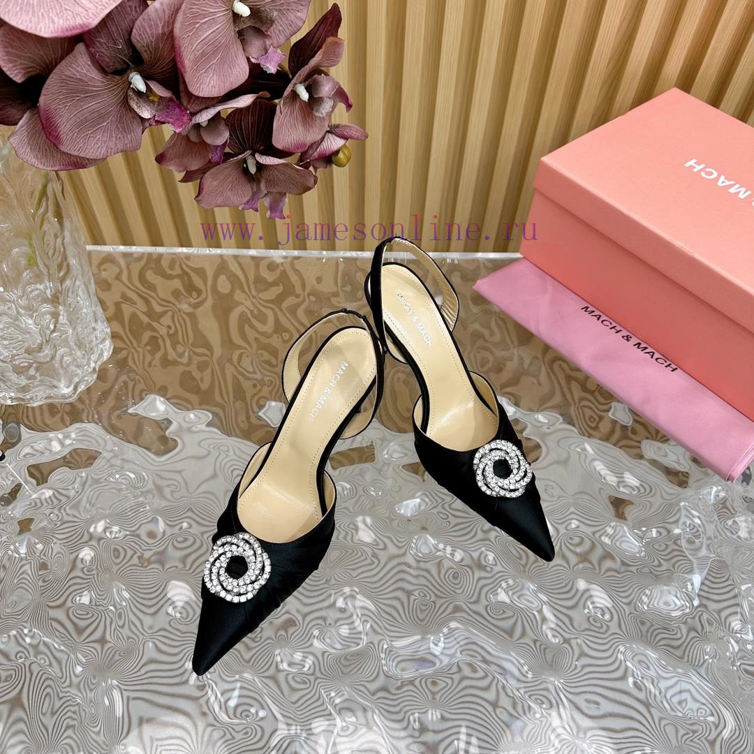 New Market ModelsThe Most Mach&Mach Rhinestone Decorated Pointed High-heeled Hollow Sandals———— 4i9jzik2 - Image 7