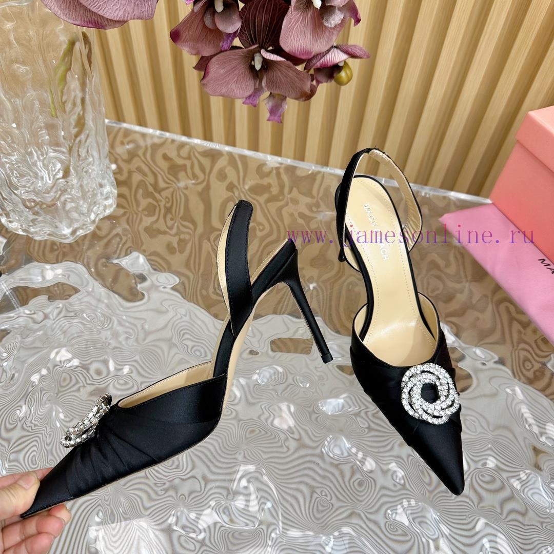 New Market ModelsThe Most Mach&Mach Rhinestone Decorated Pointed High-heeled Hollow Sandals———— 4i9jzik2 - Image 8