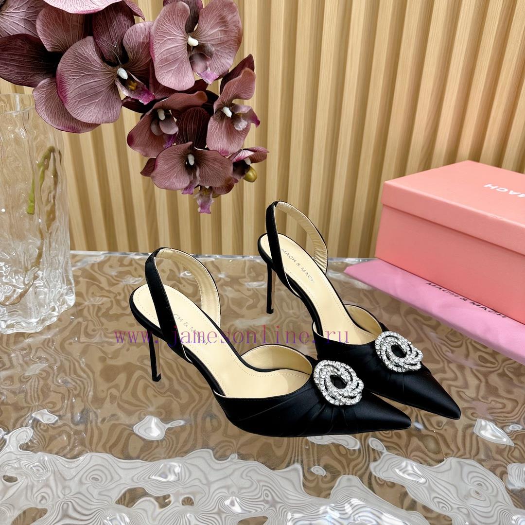 New Market ModelsThe Most Mach&Mach Rhinestone Decorated Pointed High-heeled Hollow Sandals———— 4i9jzik2 - Image 9