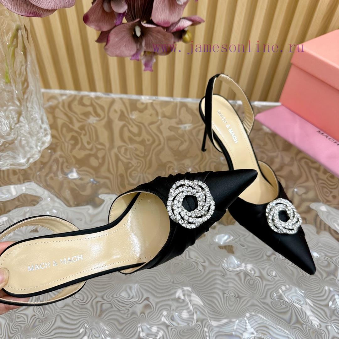 New Market ModelsThe Most Mach&Mach Rhinestone Decorated Pointed High-heeled Hollow Sandals———— 4i9jzik2 - Image 10