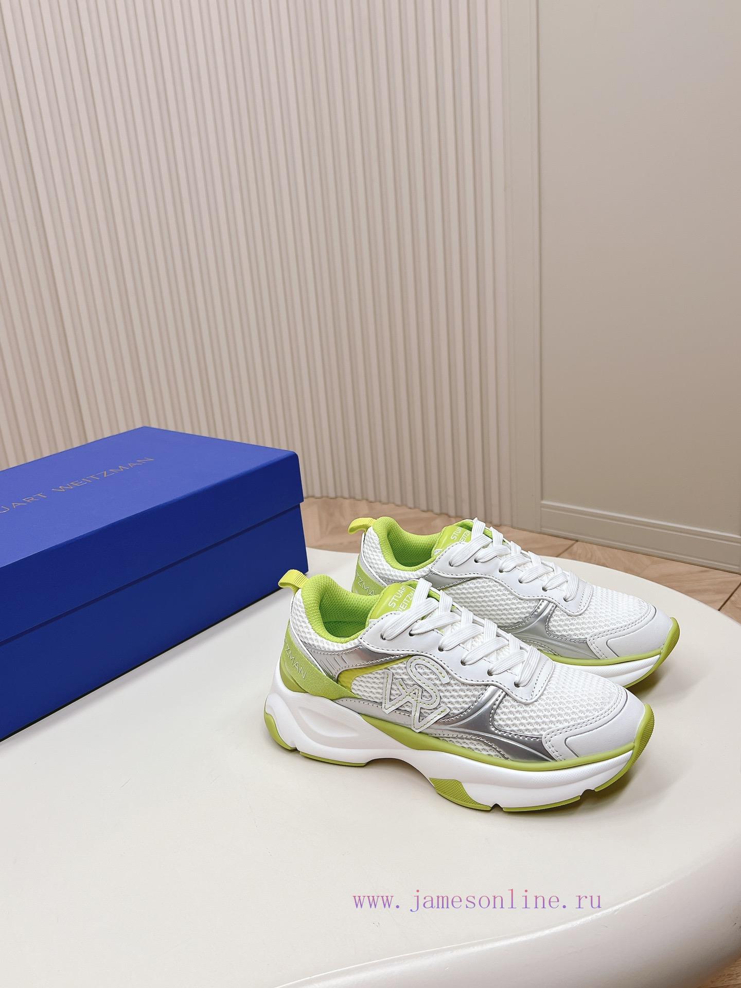 Produce Top-quality New ModelsStuart Weitzman SW Trainer Series Thick Soled Casual Sports Shoes ygmyxm06 - Image 2