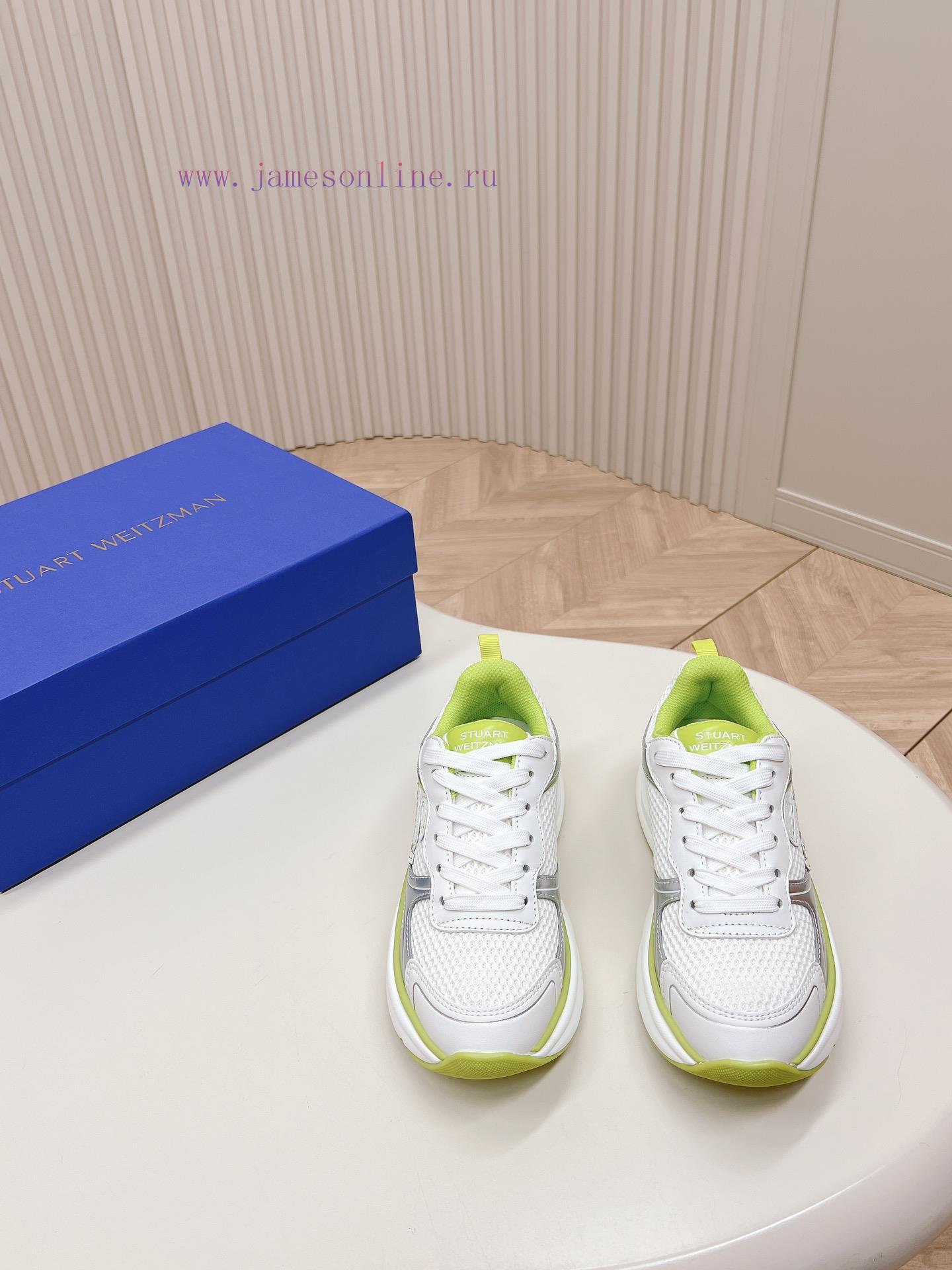 Produce Top-quality New ModelsStuart Weitzman SW Trainer Series Thick Soled Casual Sports Shoes ygmyxm06 - Image 3