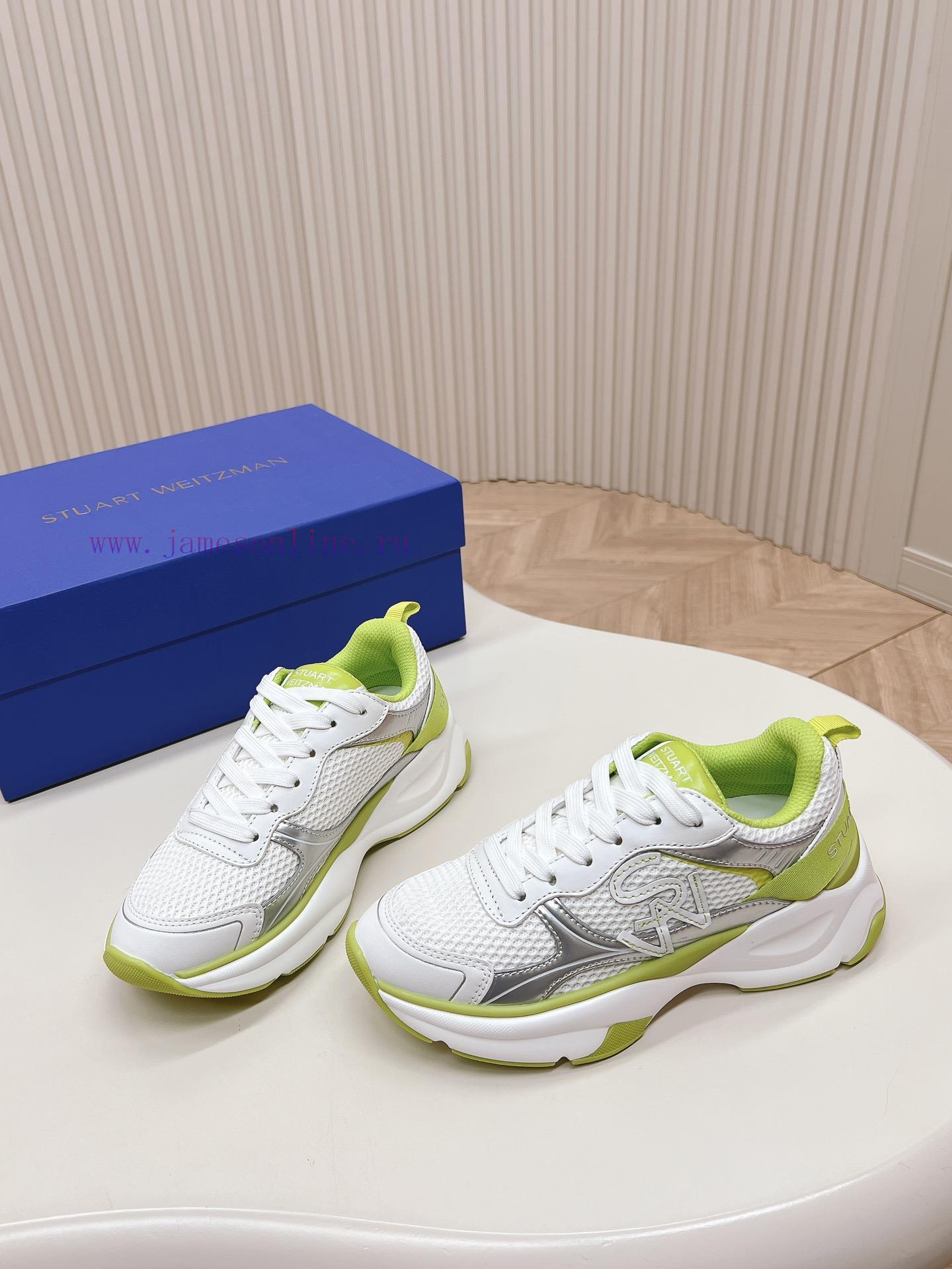 Produce Top-quality New ModelsStuart Weitzman SW Trainer Series Thick Soled Casual Sports Shoes ygmyxm06 - Image 4