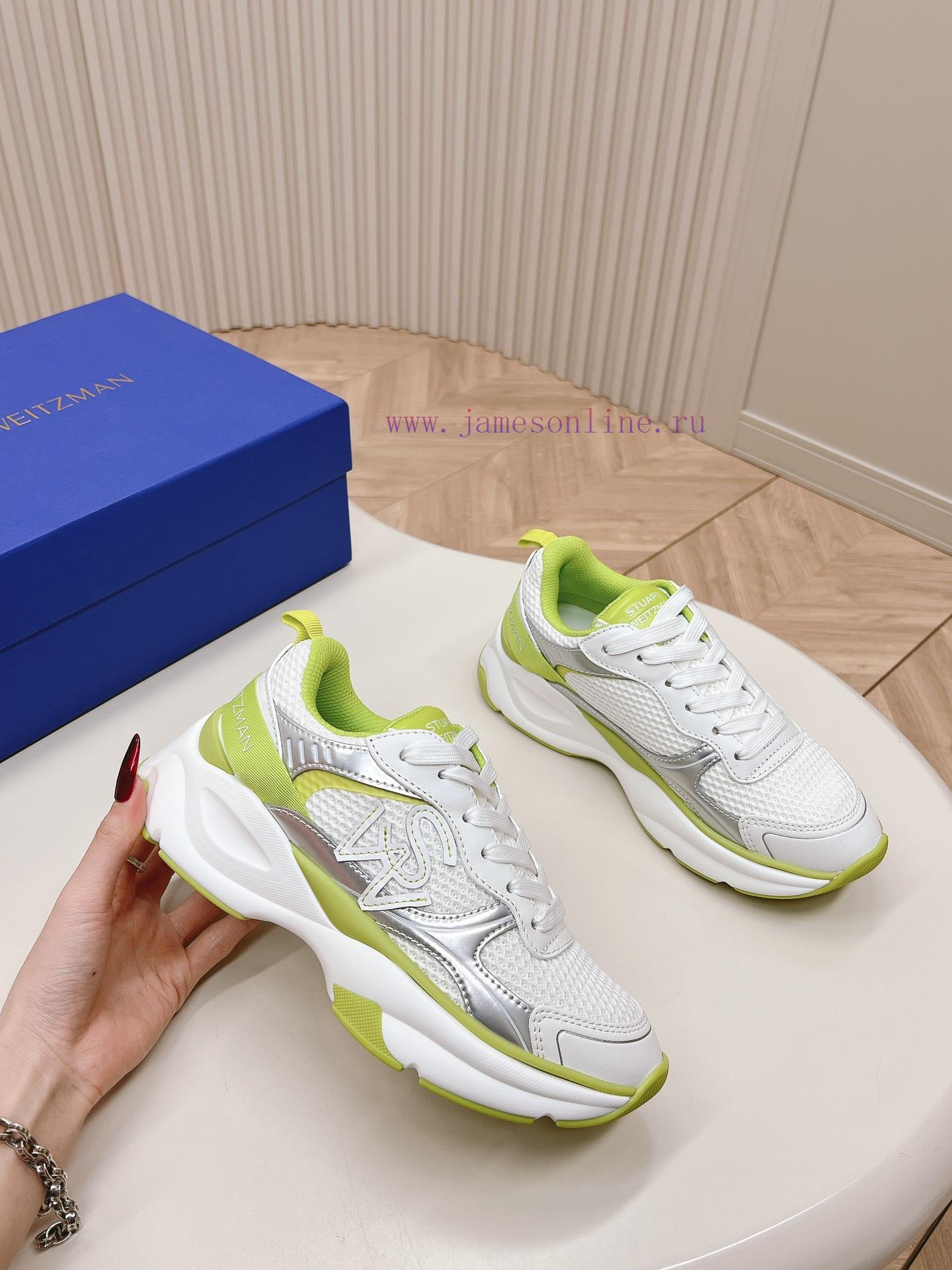 Produce Top-quality New ModelsStuart Weitzman SW Trainer Series Thick Soled Casual Sports Shoes ygmyxm06 - Image 6