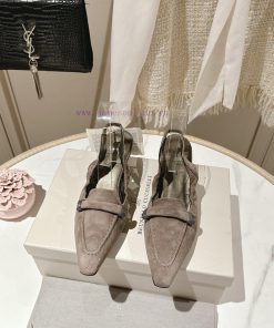 《 Style 》 《 Market's Highest Quality 》 BRUNELLO CUCINELLIBC Low Heeled Sandals Material Importe 5cafrkll