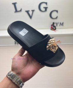 Versace Slippers Men's High-end Brand Official Website 11 Latest Masterpiece Original Mold Cust z4s8t9l9
