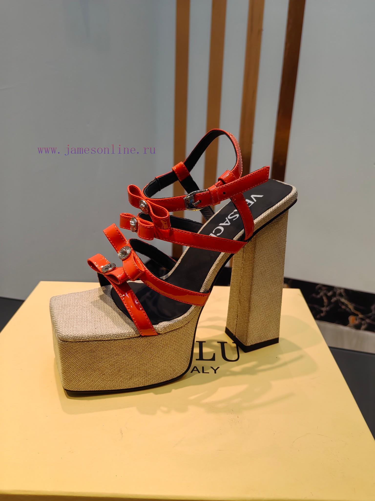 Versace Versace 𝟐𝟎𝟐𝟒/𝐒𝐒 Medusa Bow High Heels With Medusa Bow Decoration On The Front__________ n8ybq0l6 - Image 9