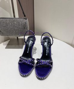 Alexander Wang Spring/Summer King High Quality High Heel Sandals Original Logo With White Lette ctt4mkwk