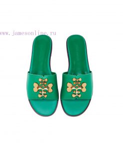 2-29B Tory Burch New Flat Bottomed Mop Material With Cowhide Surface And Sheepskin Lining Sizes 5omgp09e