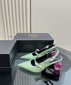 Top Versace Perfume AndLeather Drilling Surface 3802025 New Perfume And Rhinestone SandalsWrink t8amp0hg