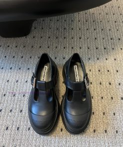 Top QualityAlexander Wang 24ss Star Style Thick Sole Lightweight Mary JaneMany Celebrities Such mx45hhu5