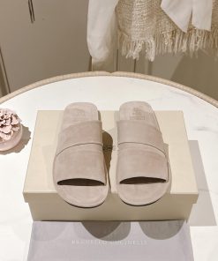 [Highest Quality In The Market] BRUNELLO CUCINELLIBC Flat Slippers Made Of Imported Niujing Pur mhbszgga