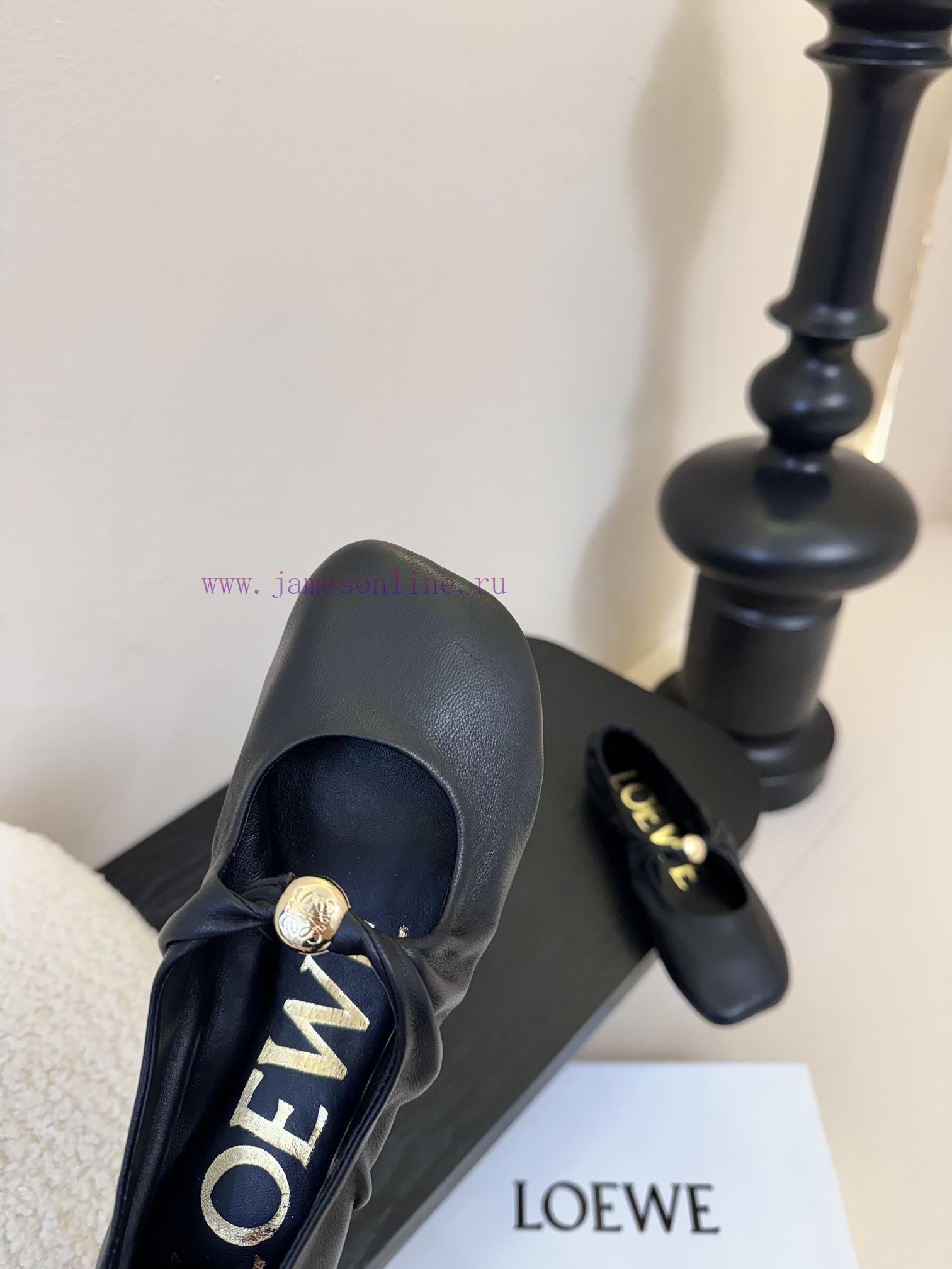 LOEWE 25ss Super Soft Sticky Dudu Same Ballet ShoesThis Pebble Soft Is An Elegant Combination O h1n31xgy - Image 7