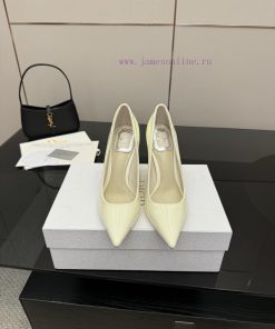 DIOR2025/𝐒𝐒𝐧𝐞𝐰 Spring/Summer Lacquer Leather Pointed High Heels Single Shoe SeriesContinuing Di biuvifo5