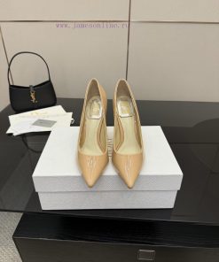 DIOR2025/𝐒𝐒𝐧𝐞𝐰 Spring/Summer Lacquer Leather Pointed High Heels Single Shoe SeriesContinuing Di grk6eh1s