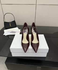 DIOR2025/𝐒𝐒𝐧𝐞𝐰 Spring/Summer Lacquer Leather Pointed High Heels Single Shoe SeriesContinuing Di jgigqv0f