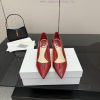 DIOR2025/𝐒𝐒𝐧𝐞𝐰 Spring/Summer Lacquer Leather Pointed High Heels Single Shoe SeriesContinuing Di awqp99k6