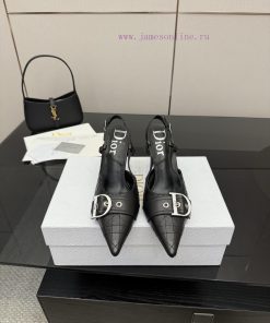 DIOR2025/𝐒𝐒𝐧𝐞𝐰 Spring/Summer New Product Vintage Electric Embroidered High HeelsContinuing Dior t2m91fl3