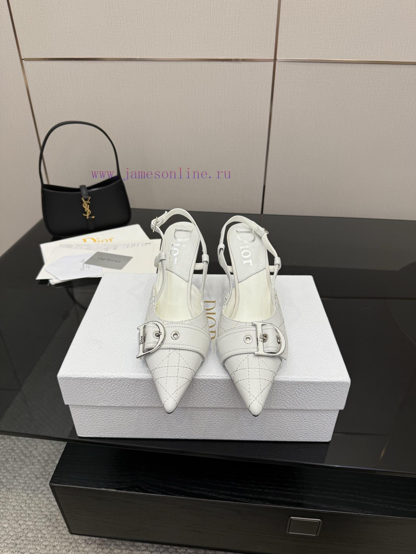 DIOR2025/𝐒𝐒𝐧𝐞𝐰 Spring/Summer New Product Vintage Electric Embroidered High HeelsContinuing Dior 6fastvnk - Image 2