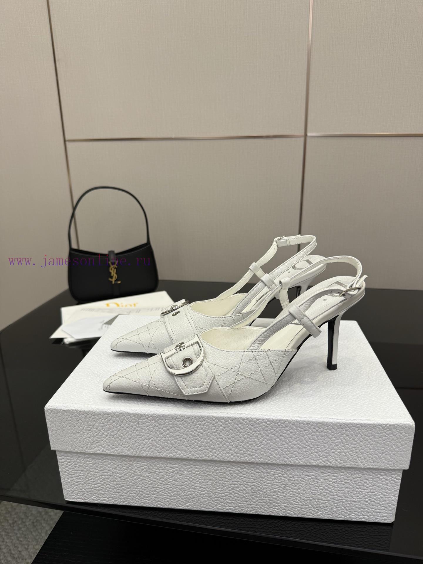 DIOR2025/𝐒𝐒𝐧𝐞𝐰 Spring/Summer New Product Vintage Electric Embroidered High HeelsContinuing Dior 6fastvnk - Image 5
