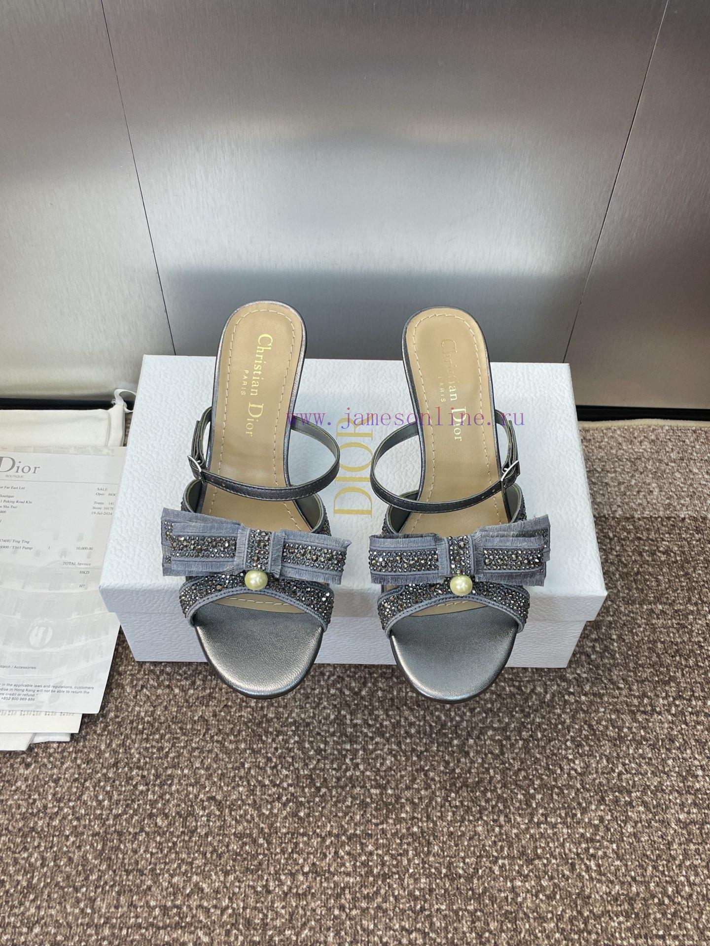 Dior 2025 Spring/Summer Fashion Show New Adiorble Water Diamond Collection Women's Shoes CD Sta p7qqjt13