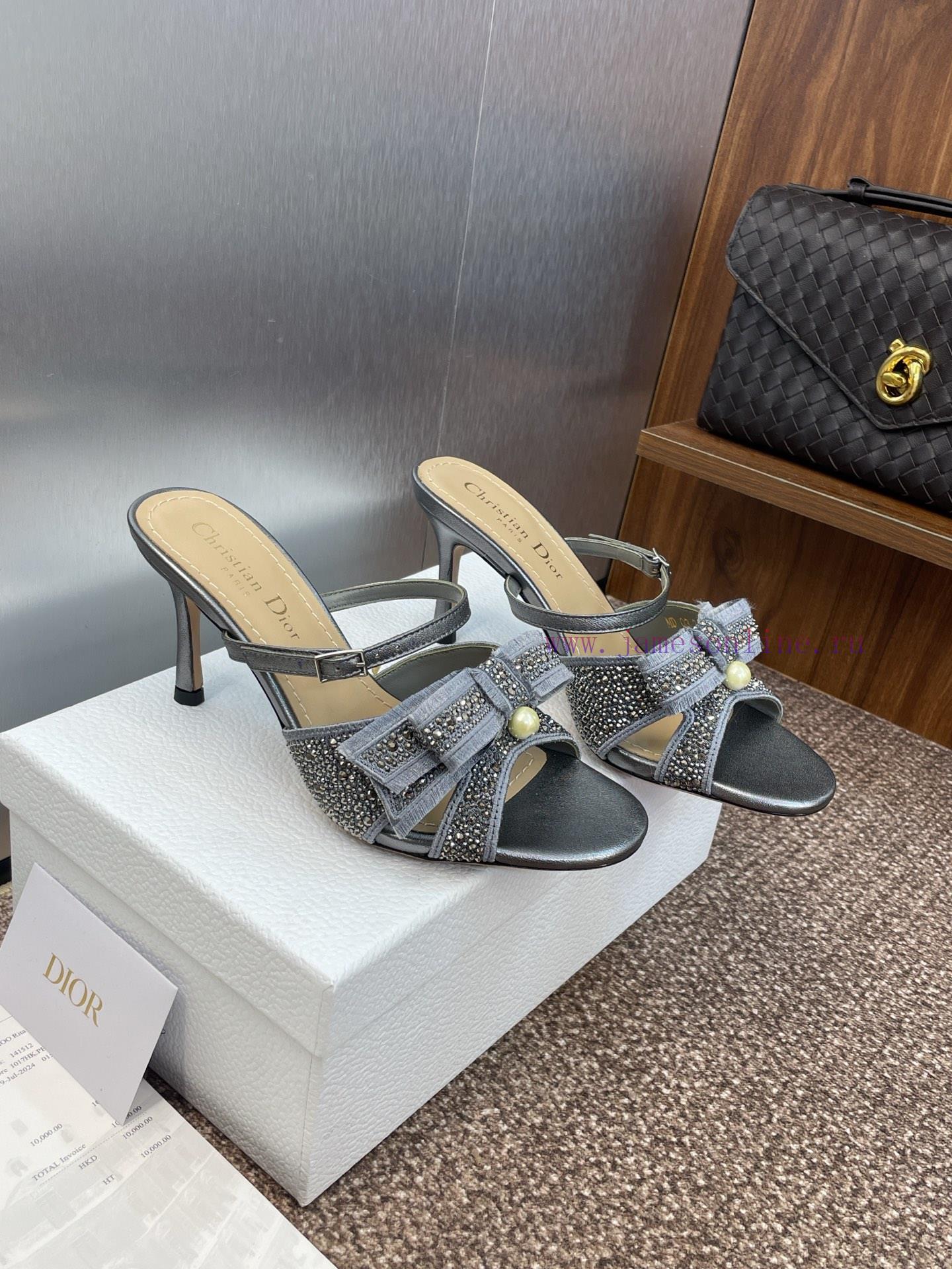 Dior 2025 Spring/Summer Fashion Show New Adiorble Water Diamond Collection Women's Shoes CD Sta p7qqjt13 - Image 3