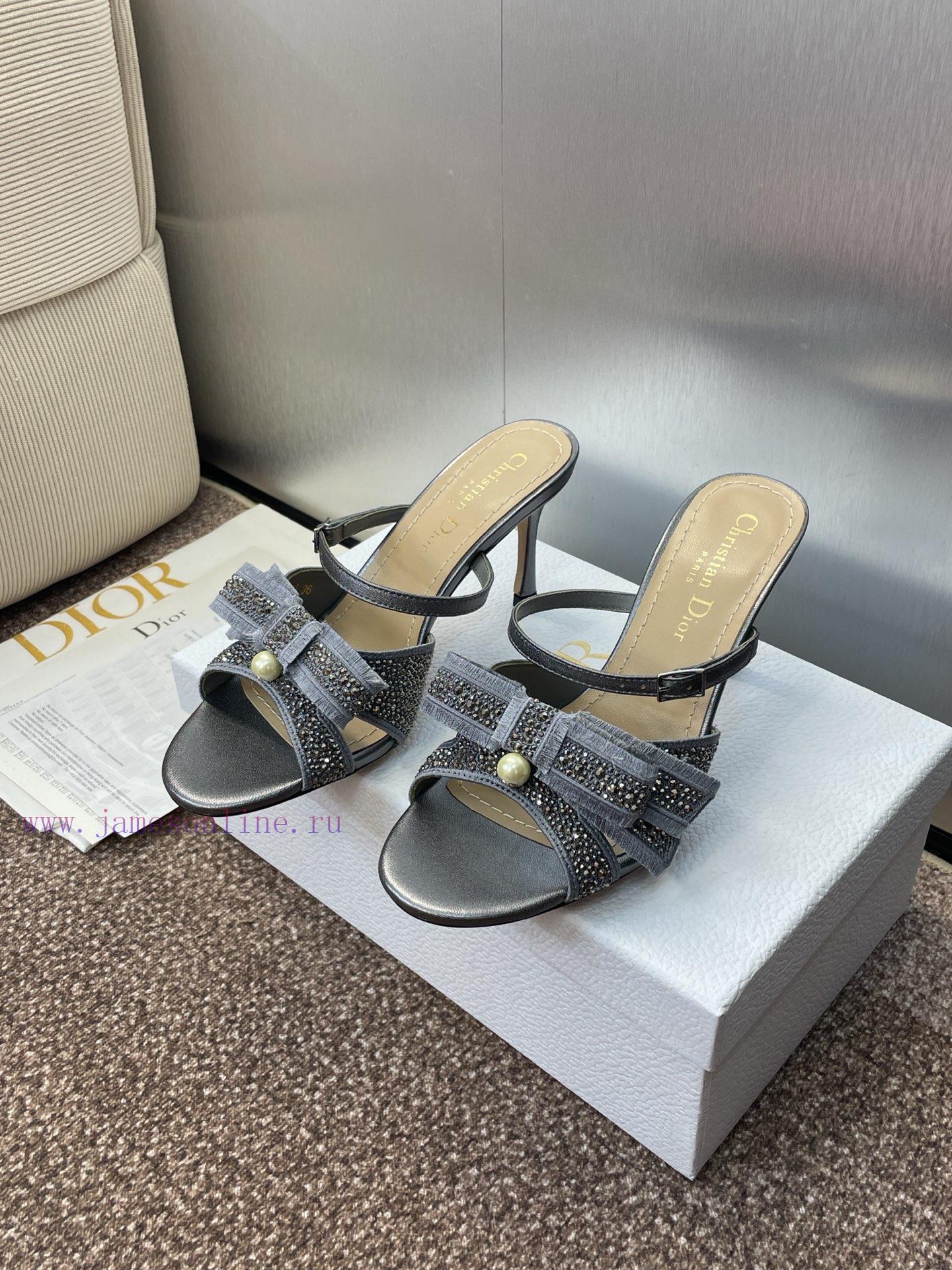 Dior 2025 Spring/Summer Fashion Show New Adiorble Water Diamond Collection Women's Shoes CD Sta p7qqjt13 - Image 4