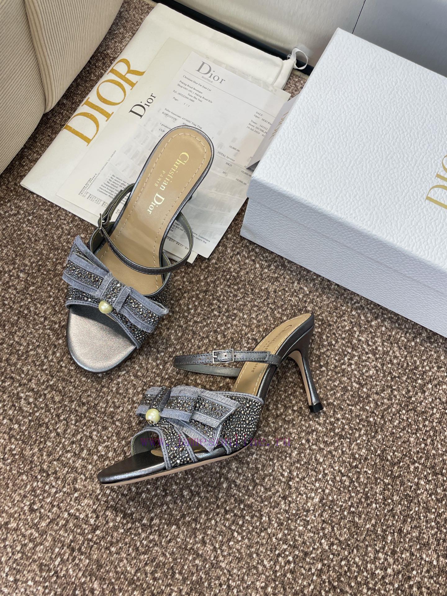 Dior 2025 Spring/Summer Fashion Show New Adiorble Water Diamond Collection Women's Shoes CD Sta p7qqjt13 - Image 5