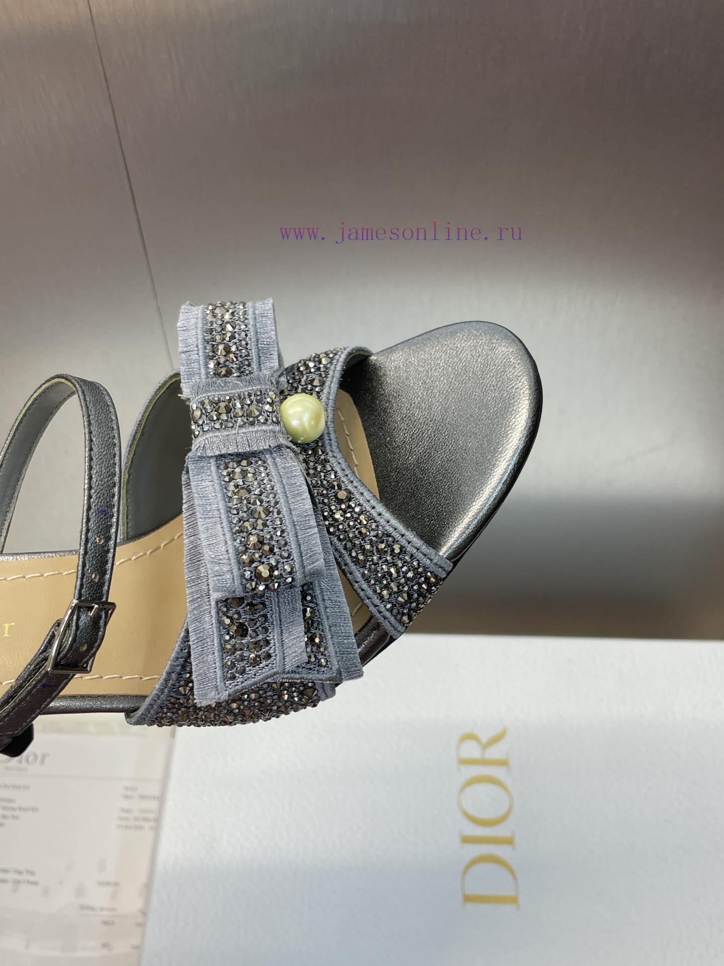 Dior 2025 Spring/Summer Fashion Show New Adiorble Water Diamond Collection Women's Shoes CD Sta p7qqjt13 - Image 8