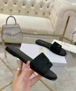 Dior's New Leather Surface Sheepskin Lining Embroidery Process 5 Colors Optional Sizes 35-42 Ru vq9ph719