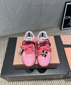 Top TierMiumiu 2025 Vs Latest Popular Casual Shoe SeriesColor Blocked Windmill Buckle Casual Sh uuv7am9q