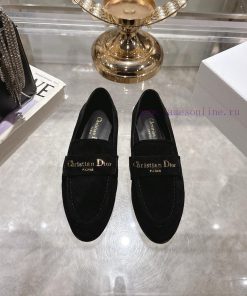 25ss Early Autumn New Dior D-Boy Loafers CD Letter Metal Buckle Flat Ballet Shoes Single ShoeTh azfutlq6