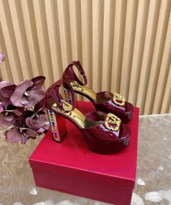 Valentino Classic V-Buckle Hate Sky High Waterproof Platform High Heel Sandals ️ Classic V-Buck ml0mu5qi