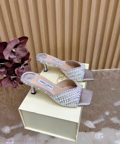 2025SSJIMMY CHOO Dinner High Heel Sandals/Single Shoes——————————Top TierThe Australian Pointed b8nf2ant