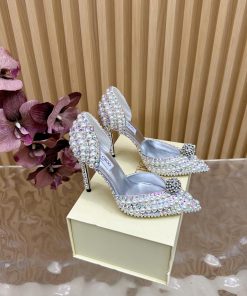 2025SSJIMMY CHOO Dinner High Heel Sandals/Single Shoes——————————Top TierThe Australian Pointed w6kqsyw8
