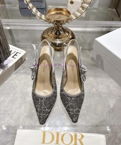 Dior 2025 Spring/Summer Fashion Show New Bling... Bling... Crystal Shoes Capture Series High He hp779qn8