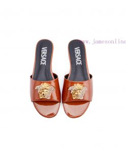 2-29E Versace New Flat Bottomed Full Diamond Slippers Sizes 35-43 44.45 Custom-made Non Refunda mzi1amkm