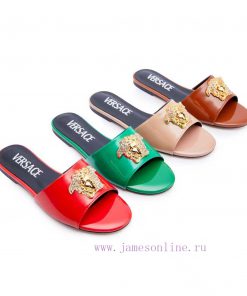 2-29E Versace New Flat Bottomed Full Diamond Slippers Sizes 35-43 44.45 Custom-made Non Refunda 8u0gftxg