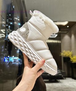 New Jimmy Zhou JIMMY CHOO Released Original Large Sole Casual White Shoes Using The Latest Tech j6c40nlb